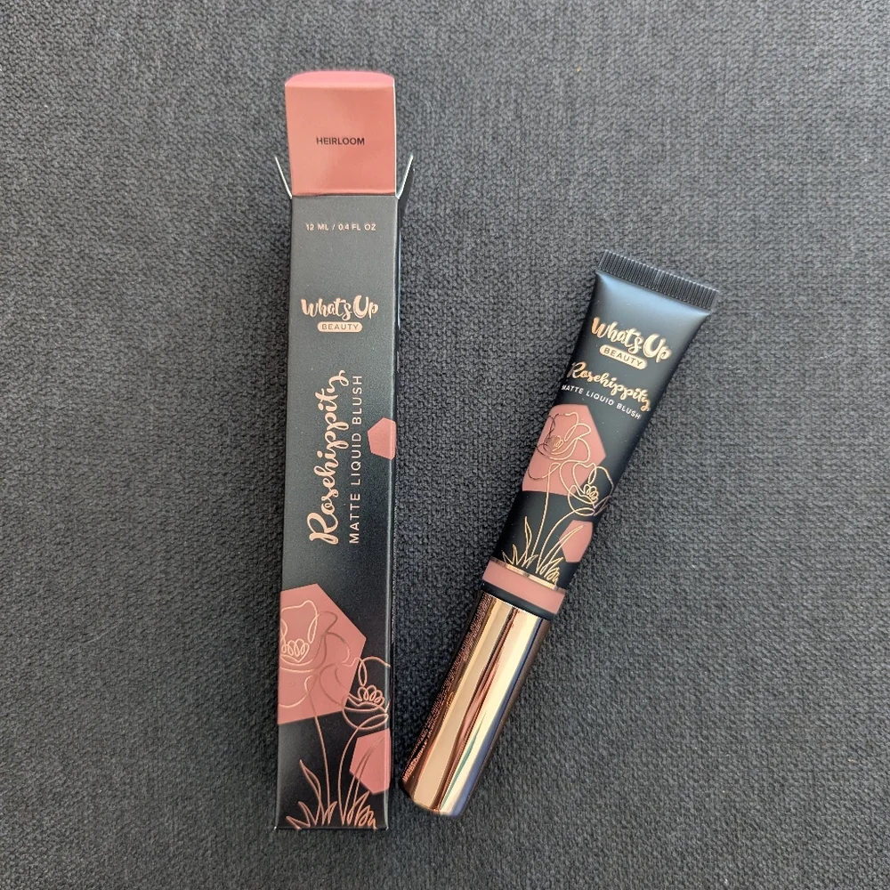 What's Up Beauty Rosehippity Matte Liquid Blush in Heirloom